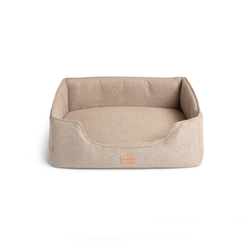 Shiro & Malou Mansion // Hundebett mit hohem Rand (beige)