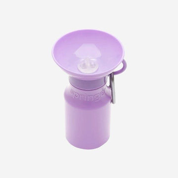 Springer Bottle Mini // Trinkflasche für Hunde (lila)