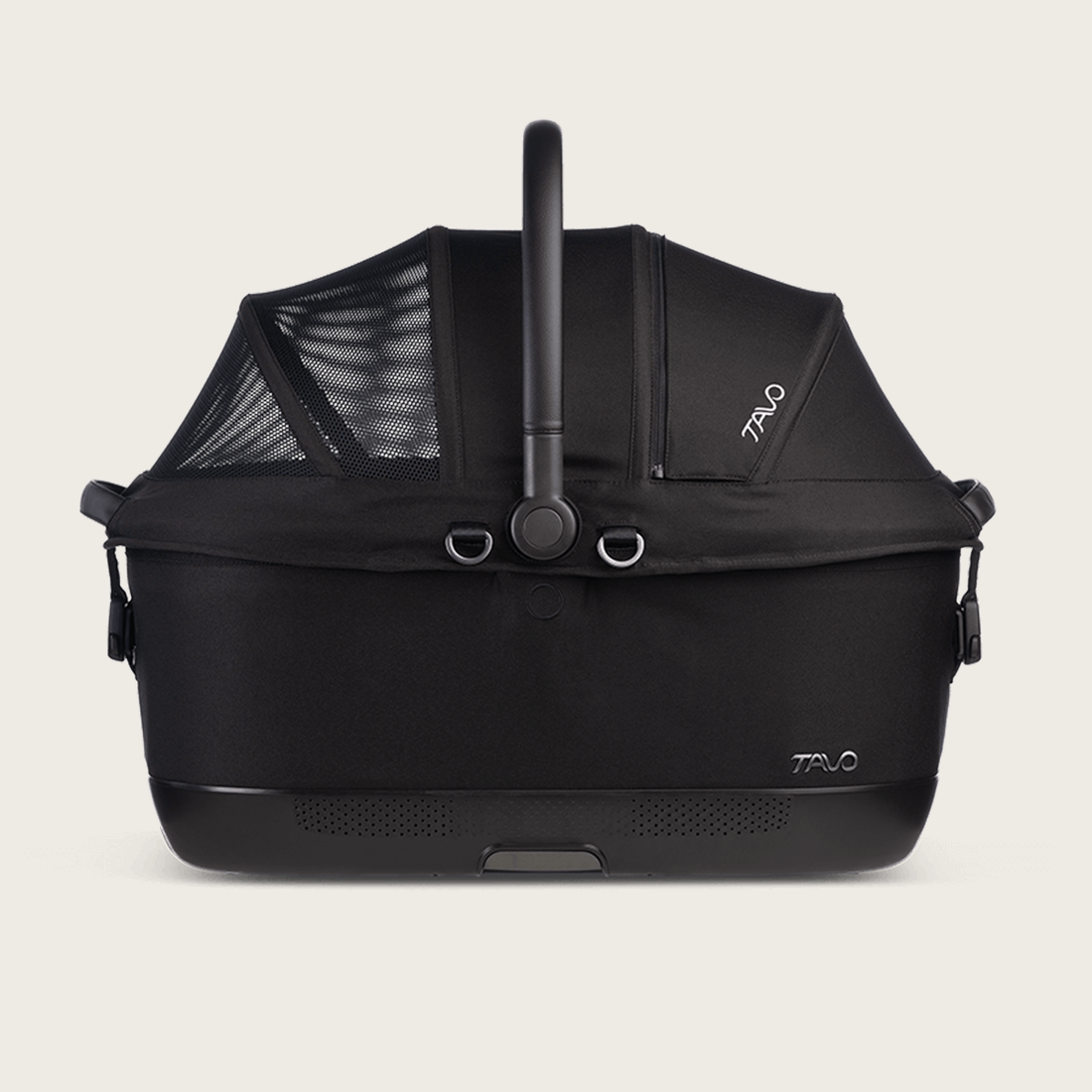Tavo Dupree // Crashgetestete Hundetasche für Flugzeuge und Autos mit ISOFIX (Onyx)