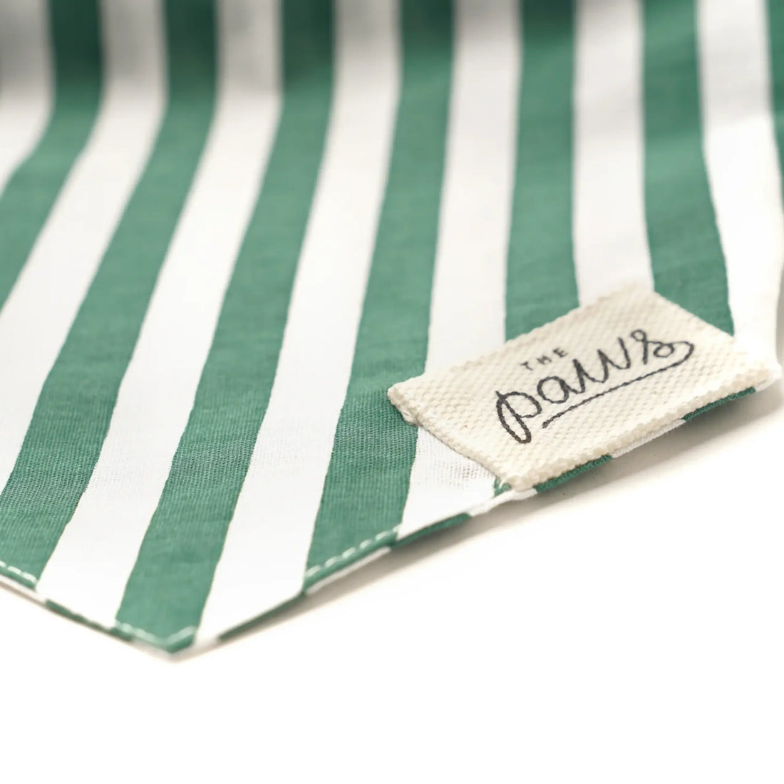 Crew // Hundehalstuch mit Streifen (grün/weiß)