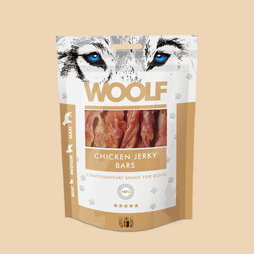 Woolf Chicken Jerky Bars // Weicher Hundesnack (Huhn)