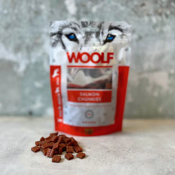 Woolf Salmon Chunkies // Weiche Trainingsleckerlis (Lachs)