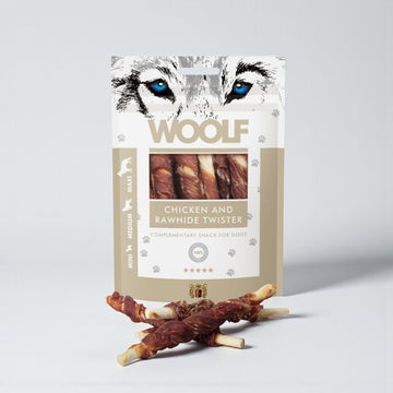 Woolf Chicken Twister // Kausnack mit Rinderhaut und Hähnchen