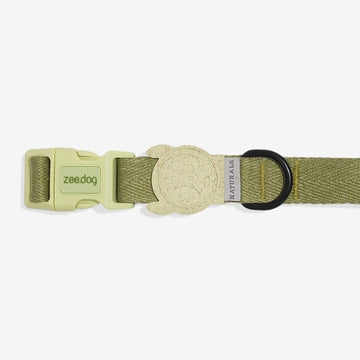 Zee.dog Moss // Verstellbares und weiches Halsband (hellgrün)