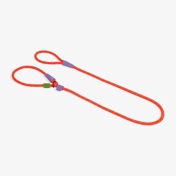 Zee.dog Schlupfleine // Retrieverleine mit Stopper (orange)