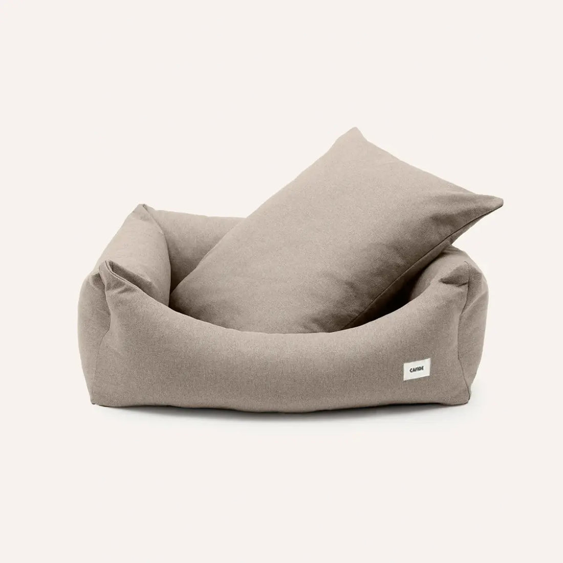 Cafide Snozy // Weiches und waschbares Hundebett (beige)