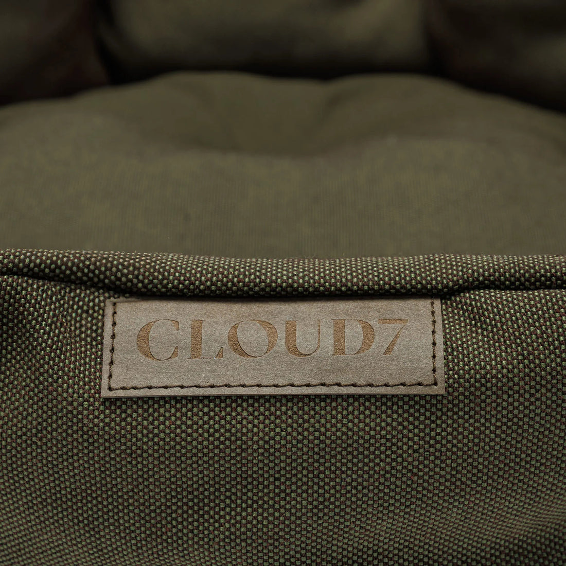 Cloud7 Basket Lazy // Runder Hundekorb mit weichem Innenkissen (Olive)