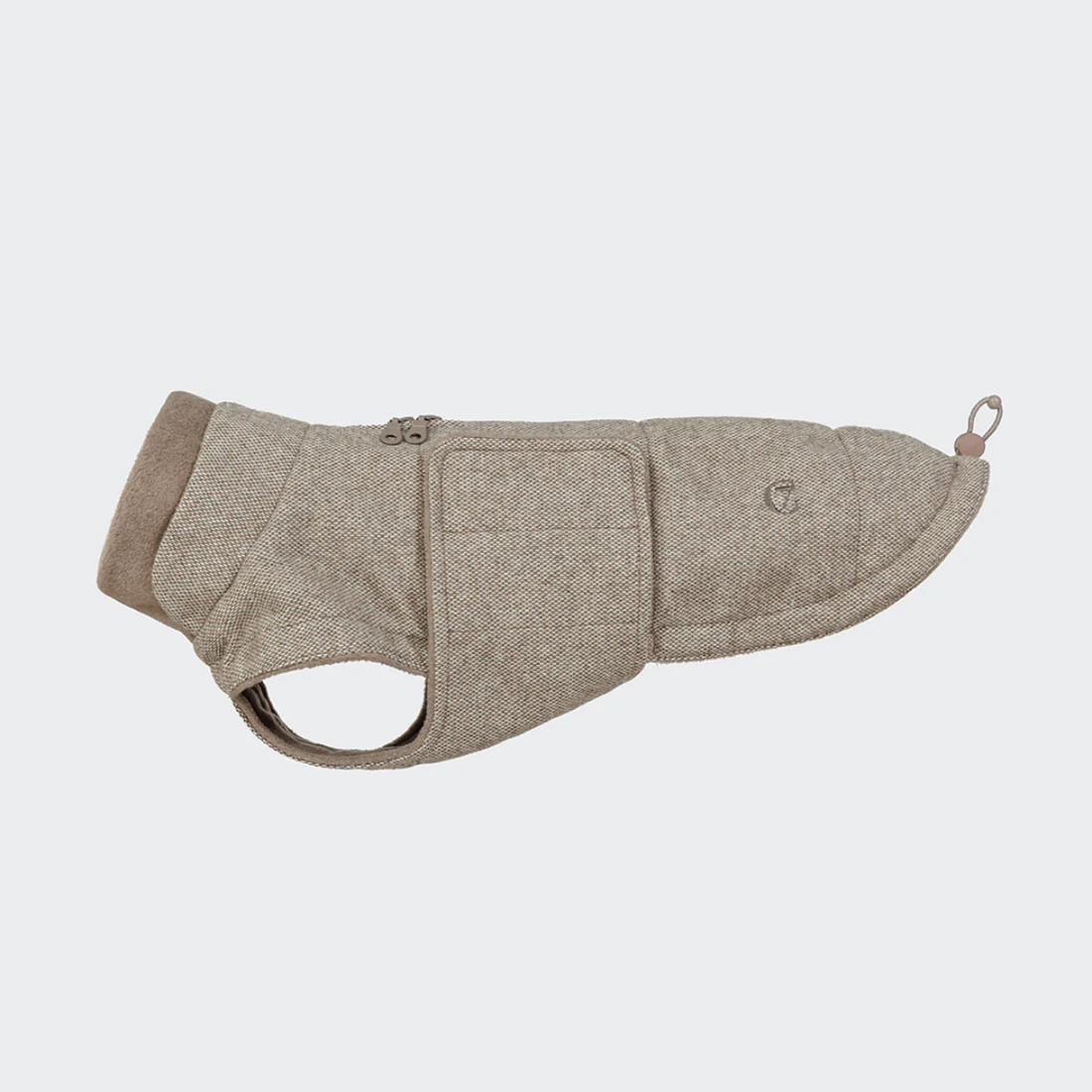 Cloud7 Brooklyn, Gravhund // Varm og vandtæt hundejakke (tweed beige)