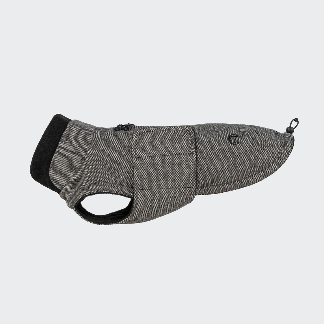Cloud7 Brooklyn, Gravhund // Varm og vandtæt hundejakke (tweed black)