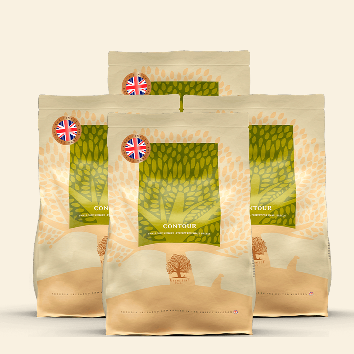 Essential Heritage, Contour // Kalorienreduziertes Trockenfutter (4 x 2,5 kg)