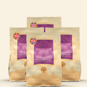 Essential Heritage, Highland Living // Trockenfutter mit Wildgeflügel und Angus-Rindfleisch (4 x 2,5 kg)