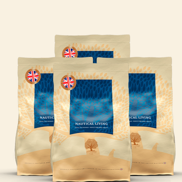 Essential Heritage, Nautical Living // Trockenfutter reich an Omega-3-Fettsäuren aus Fisch (4 x 2,5 kg)