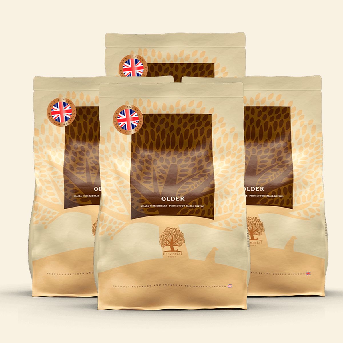 Essential Heritage, Ältere // Trockenfutter für ältere Hunde (4 x 2,5 kg)