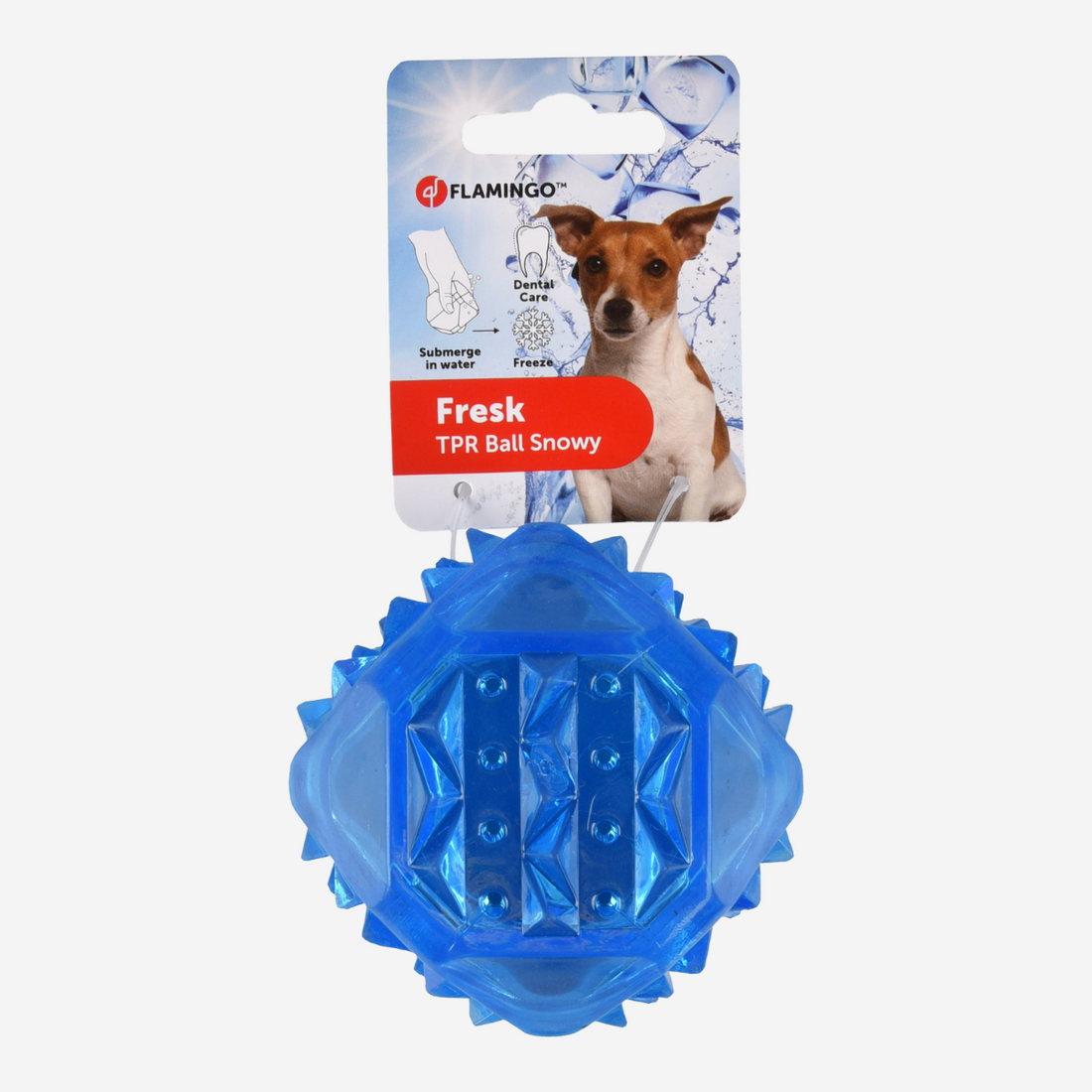 Snowy Ball // Kühlendes Beschäftigungsspielzeug für heiße Tage