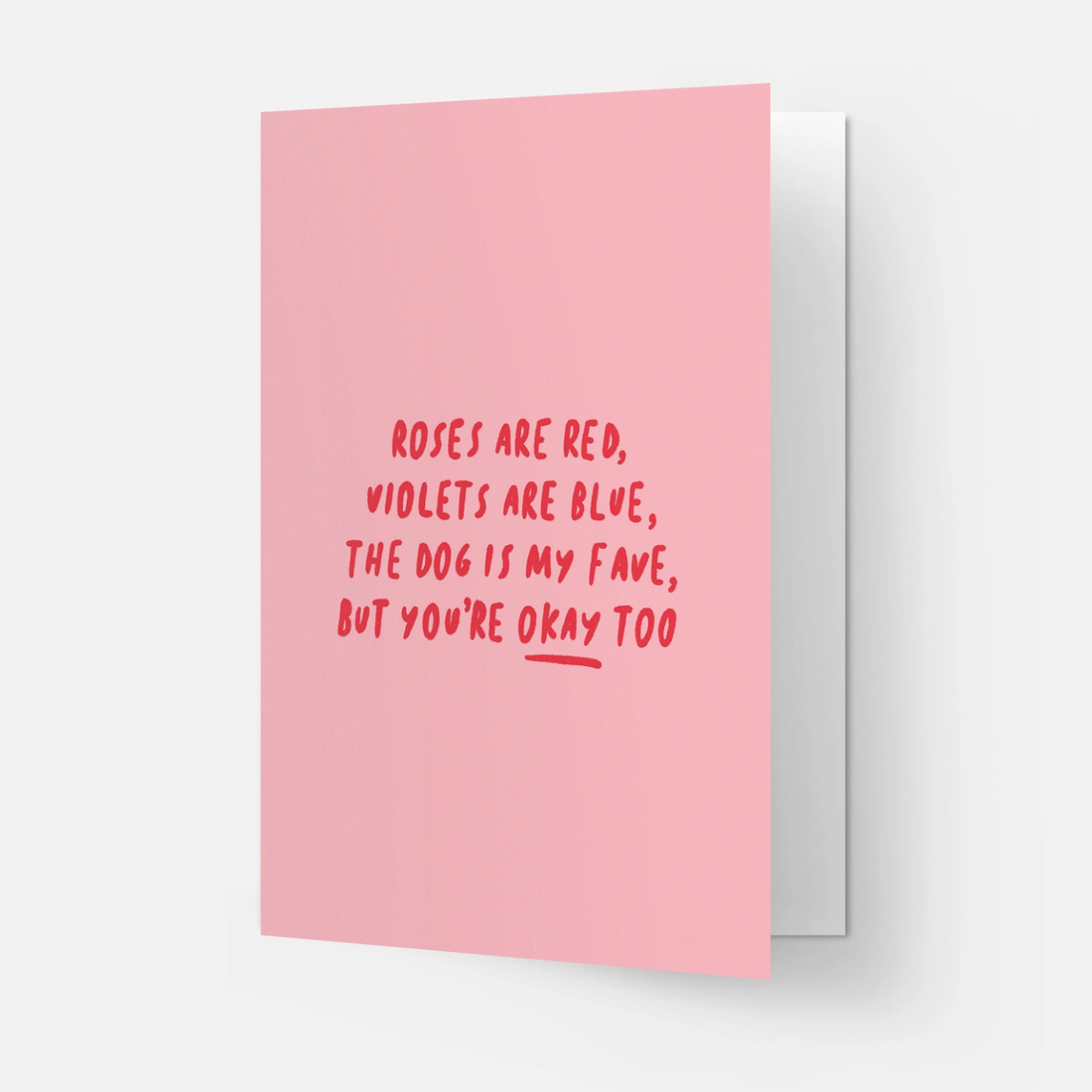 Kaart Blanche Card // Grußkarte (dog is my favorite)