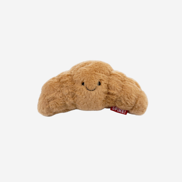 Kawaii Croissant // Weiches Hundespielzeug mit Quietscher