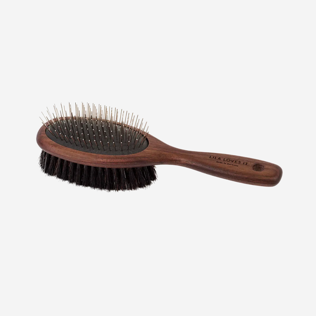 Lila Loves It Double Brush // 2-i-1 hundebørste til kort og lang pels