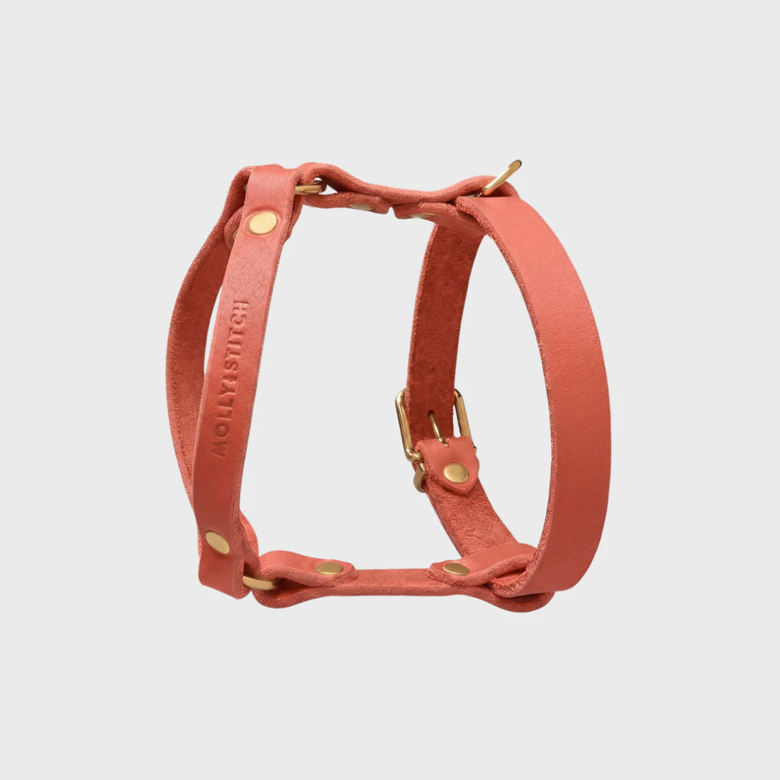 Butter Coral Pink // Y-sele i blødt læder (lyserød)