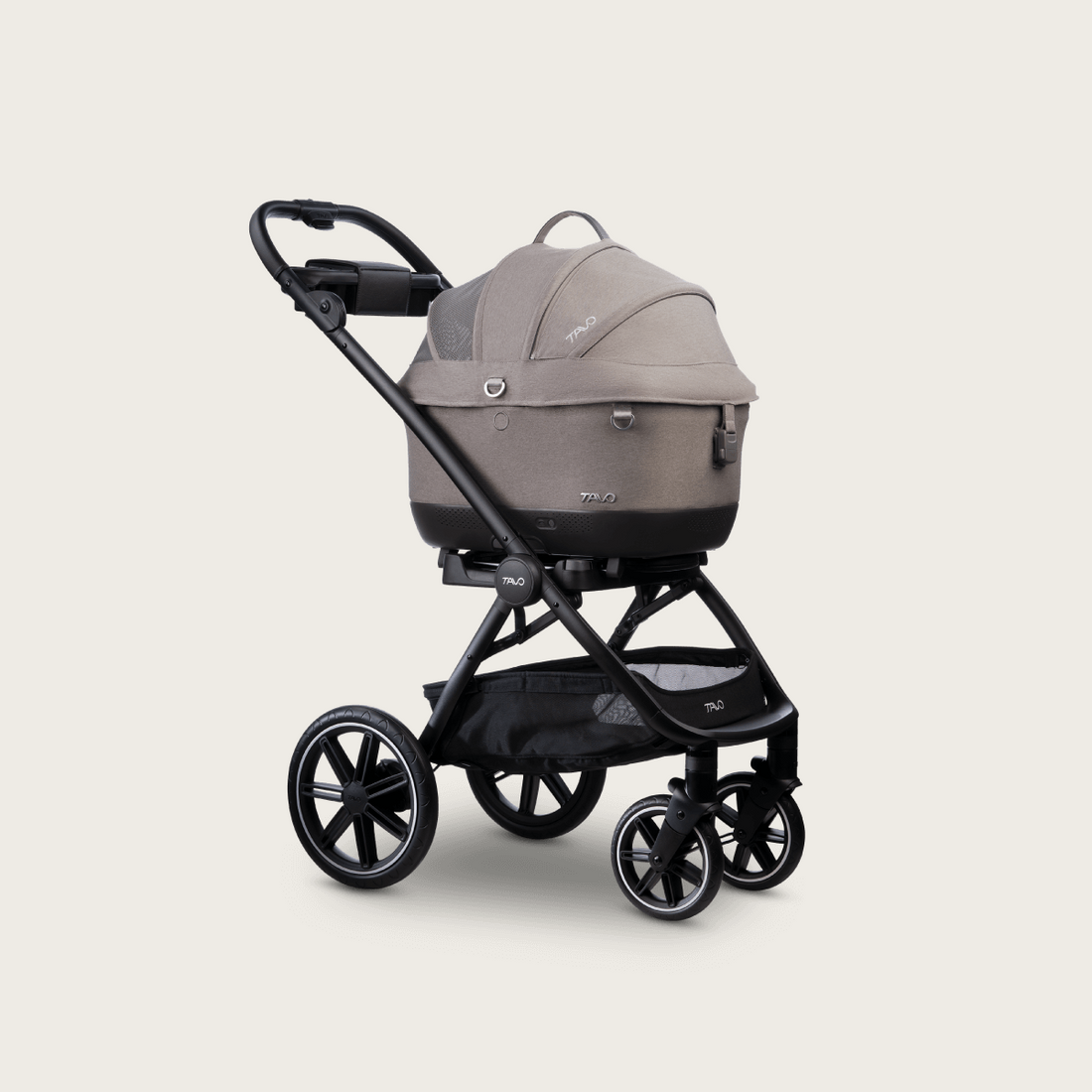 Tavo Dupree // Crashgetestete Hundetasche für Flugzeuge und Autos mit ISOFIX (Onyx) 