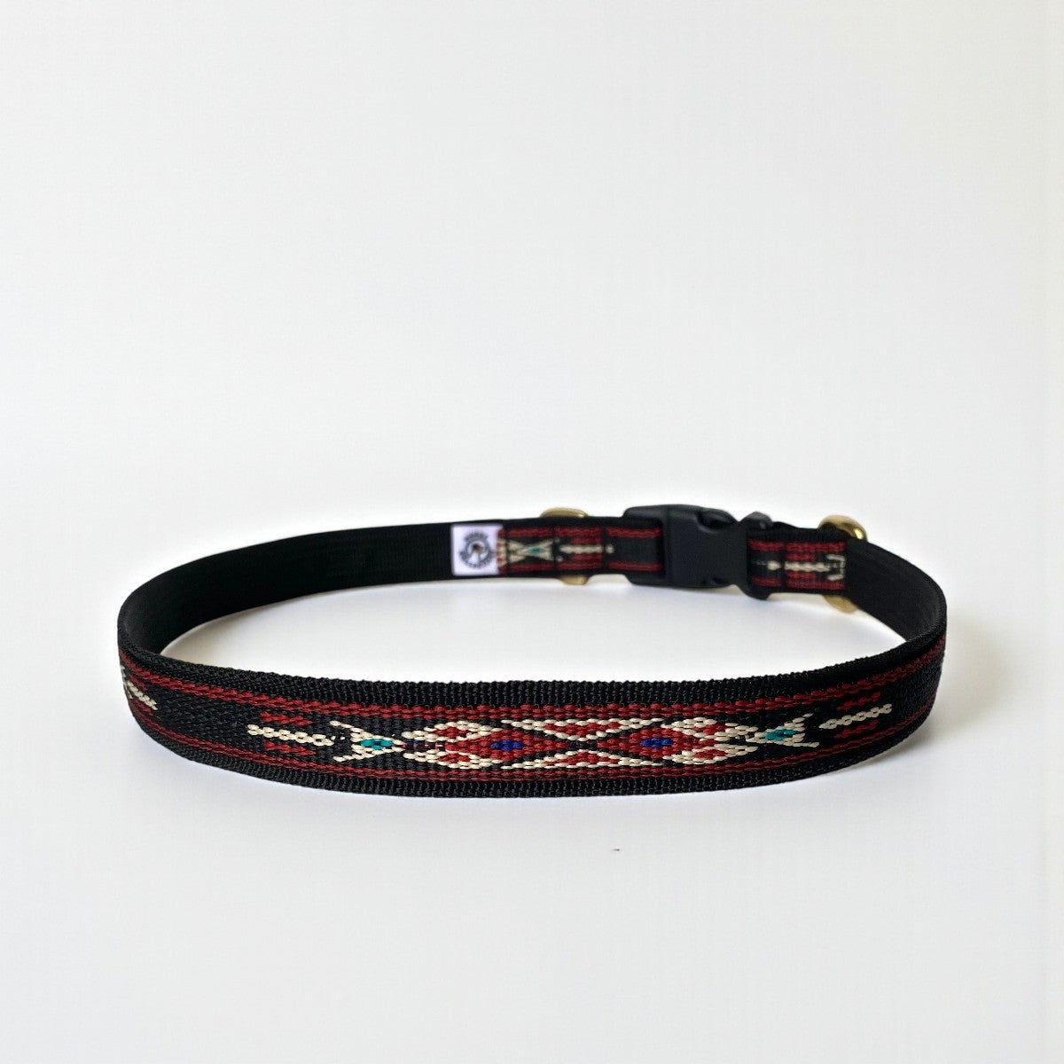 Marrakesh Red // Halsband für kleine und mittelgroße Hunde (rot/schwarz)
