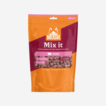 Mush Mix It, Pork // Frysetørret fuldfoder - brug fx som tilskud til tørfoder (gris)