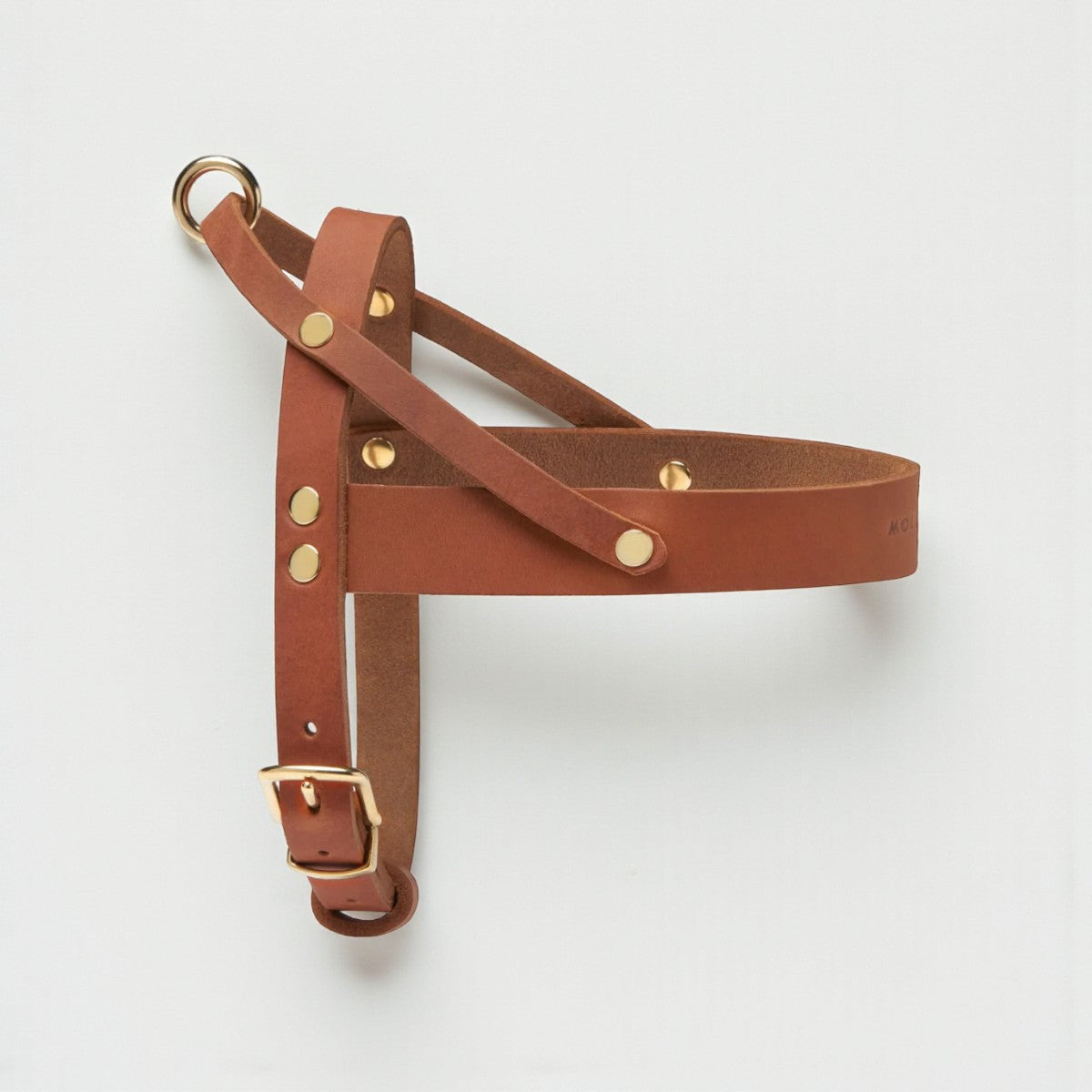 Butter Sahara // Klassisches Geschirr aus weichem Leder (Cognac)