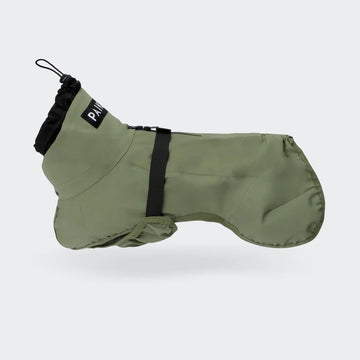 PAIKKA Reflective Shell raincoat // Reflekterende og vandtæt regnjakke (olive)