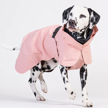 PAIKKA Visibility Raincoat // Reflekterende og vandtæt regnjakke (rose)
