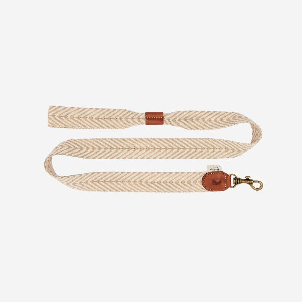 Buddys Dogwear Portixol Sand // Breite und leichte Leine (beige)