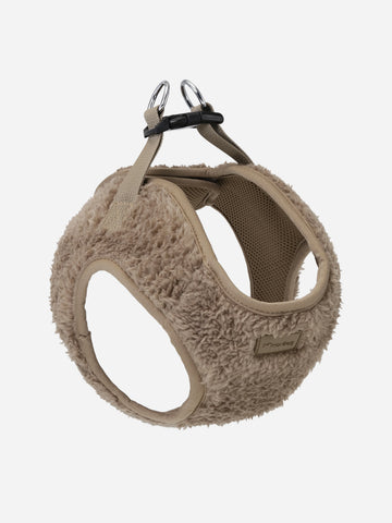 Nordog Fluffy Park // Weiches Hundegeschirr für kleine Hunde (braun)