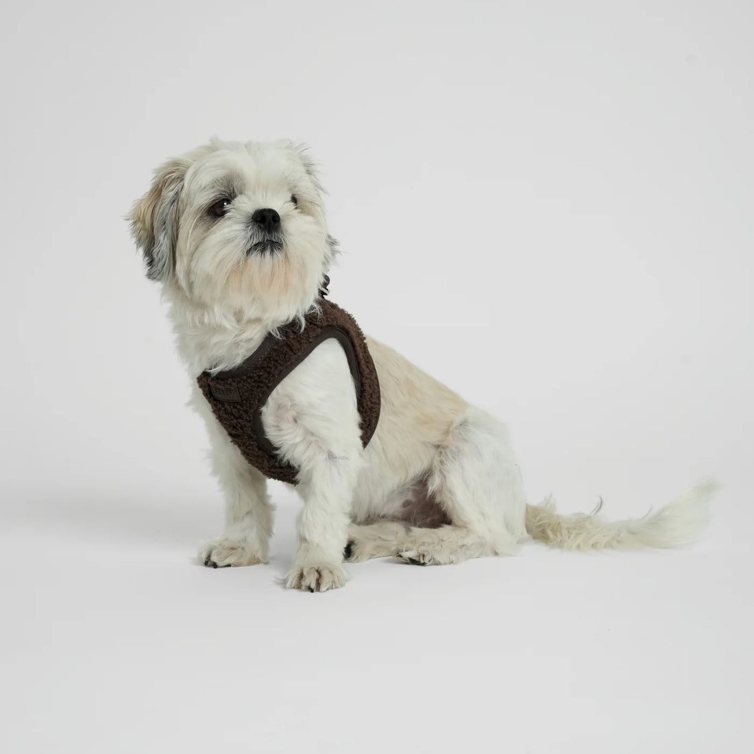 Staey Teddy Step-In // Blød teddy hundesele (espresso)