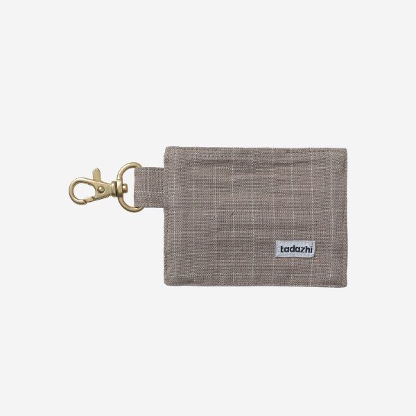 Tadazhi Kotbeutel // Hundekotbeutelhalter aus Bio-Baumwolle (Sand Check)