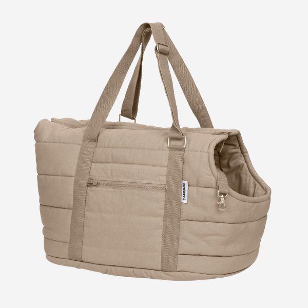 Tadazhi Rio // Hundetasche aus Bio-Baumwolle (dunkler Sand)