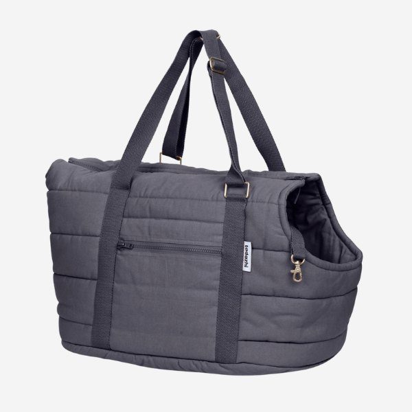 Tadazhi Rio // Hundetasche aus Bio-Baumwolle (dunkelgrau)