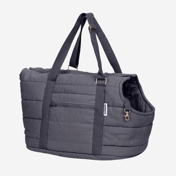 Tadazhi Rio // Hundetasche aus Bio-Baumwolle (dunkelgrau)