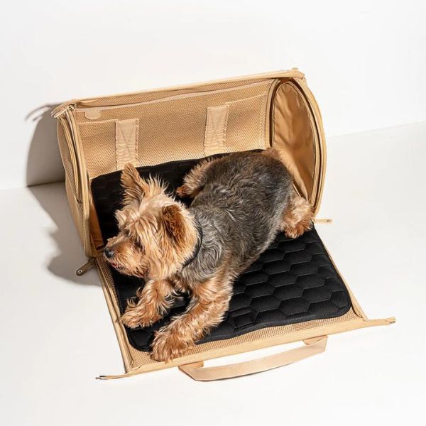Wild One Air Carrier // Flugtasche und Reisebett für Hunde (beige)