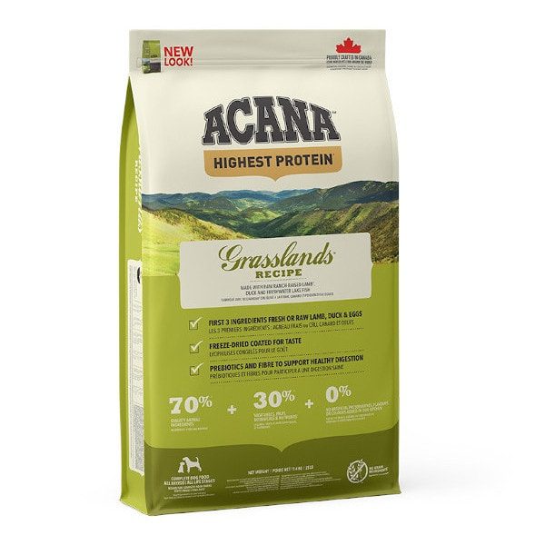 Acana Grasslands // Trockenfutter mit extra Geschmack für wählerische Hunde