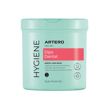 Artero Dips Dental // Milde Fingerzahnbürsten für Hunde (Feuchttücher)