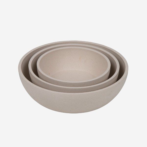 District 70 Bamboo // Bambus-Hundenapf (beige)