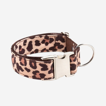 Brott Copons // Handgefertigtes Hundehalsband aus Nylon (Leopard)