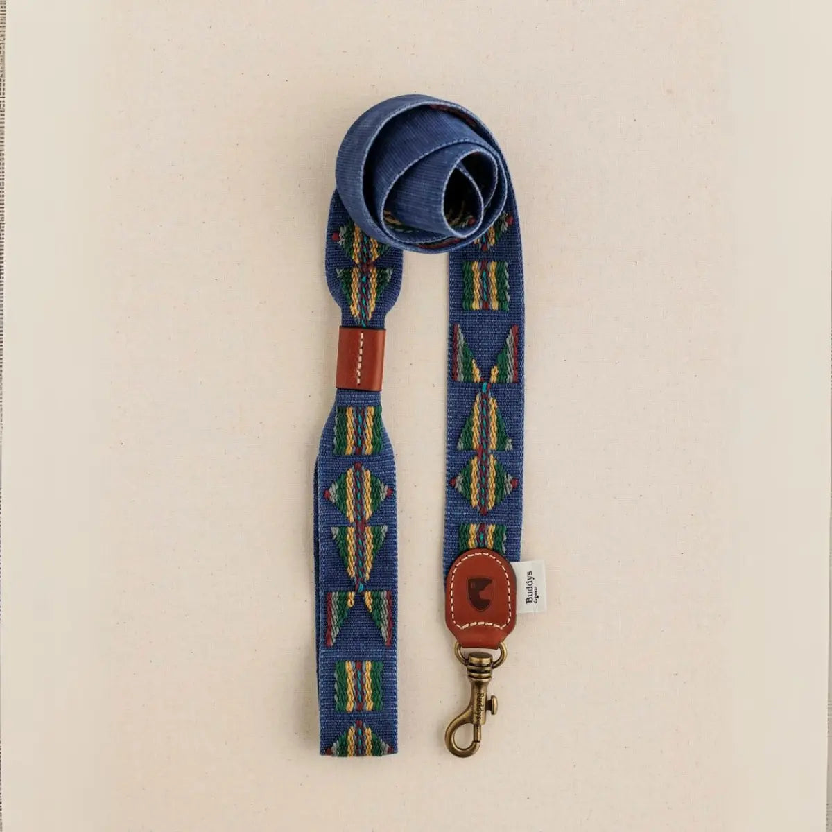 Buddys Dogwear Etna Blue // Breite und leichte Leine (blau)