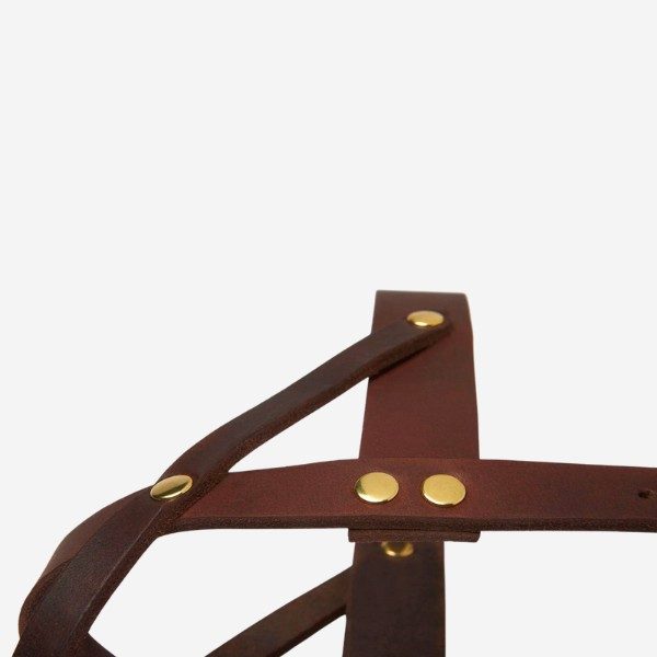 Butter Classic // Klassisches Geschirr aus weichem Leder (dunkelbraun)