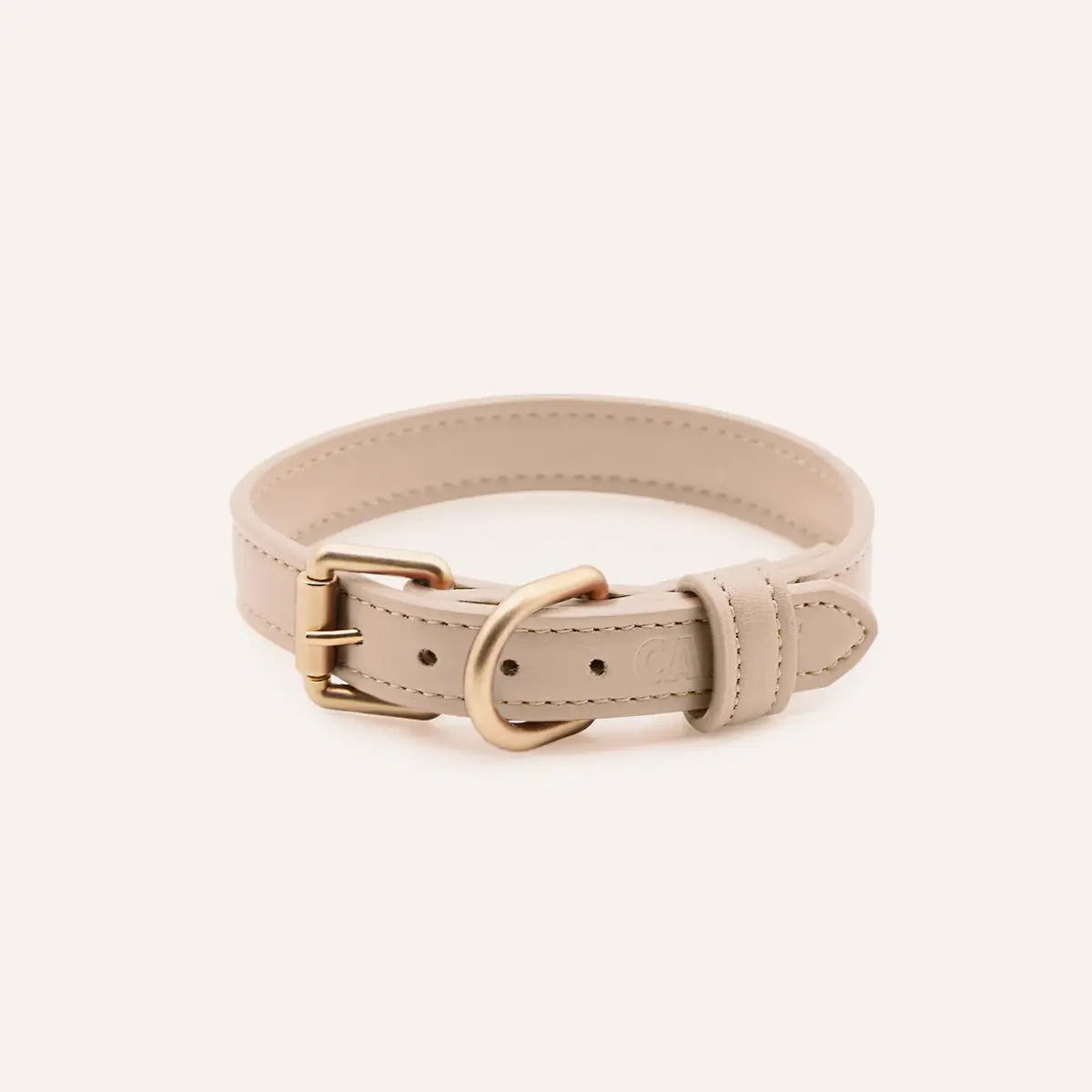 Cafide Jala // Halsband aus veganem Leder (beige)
