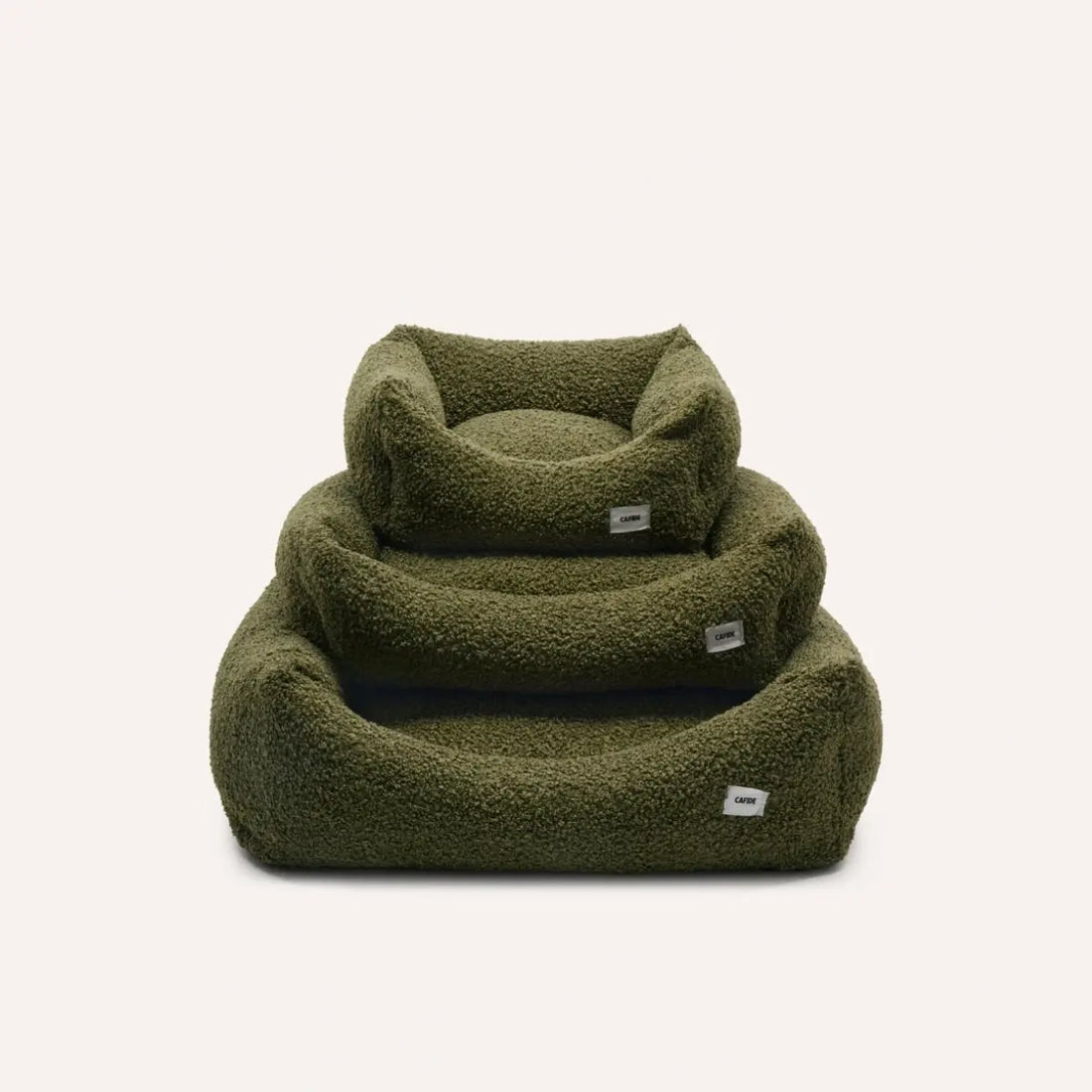 Cafide Snozy // Weiches und waschbares Hundebett (grün)