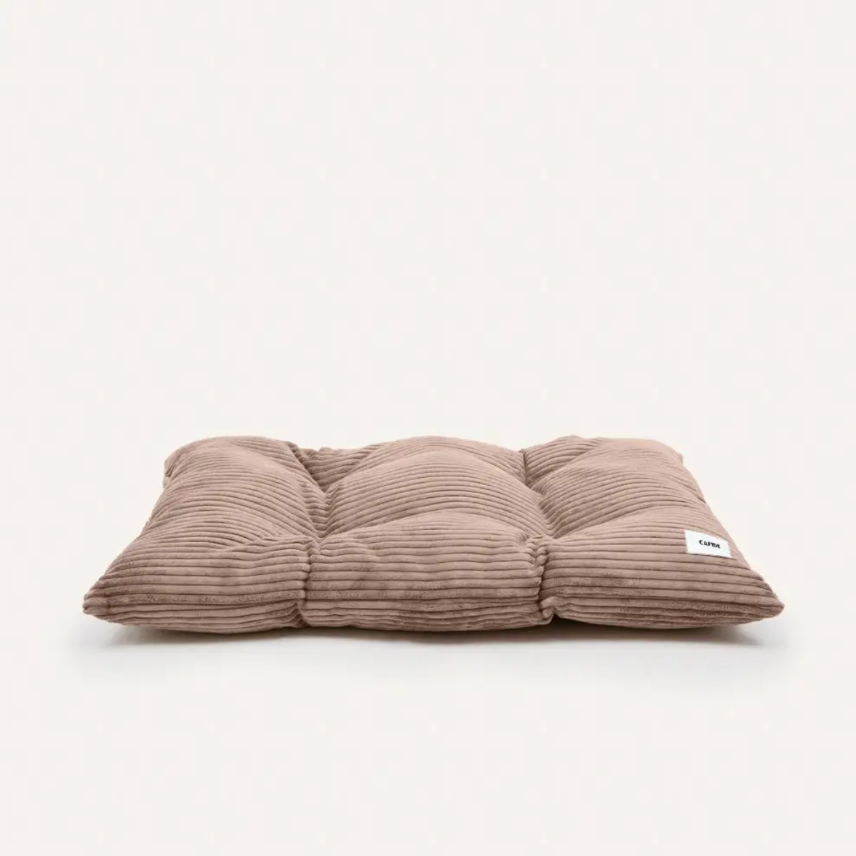 Cafide Bela // Weiches Hundekissen aus Samt (beige)