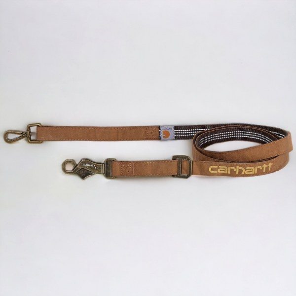 Carhartt Journeyman // Strapazierfähige Hundeleine aus Nylon (Braun)