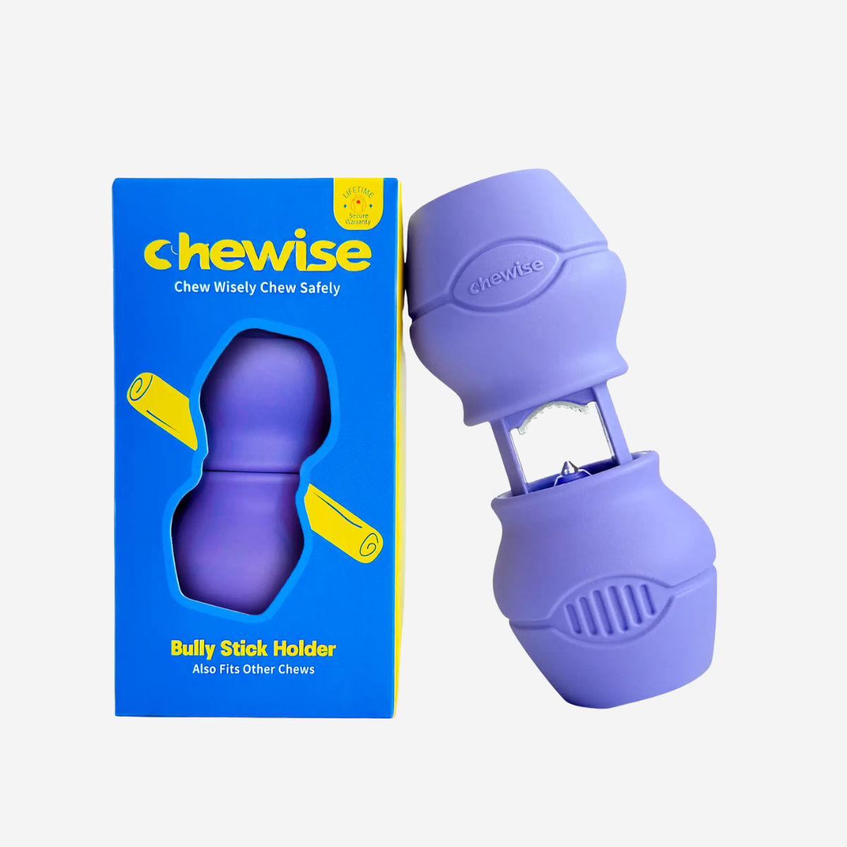 Chewise Snackhalter (lila) // Sicheres Kauvergnügen für Ihren Hund ohne Erstickungsgefahr