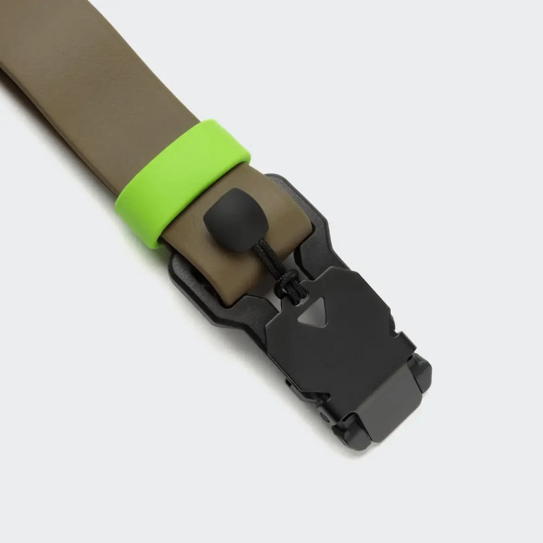 Cloud7 Ipanema // Verstellbares BioThane-Halsband (oliv/neon)
