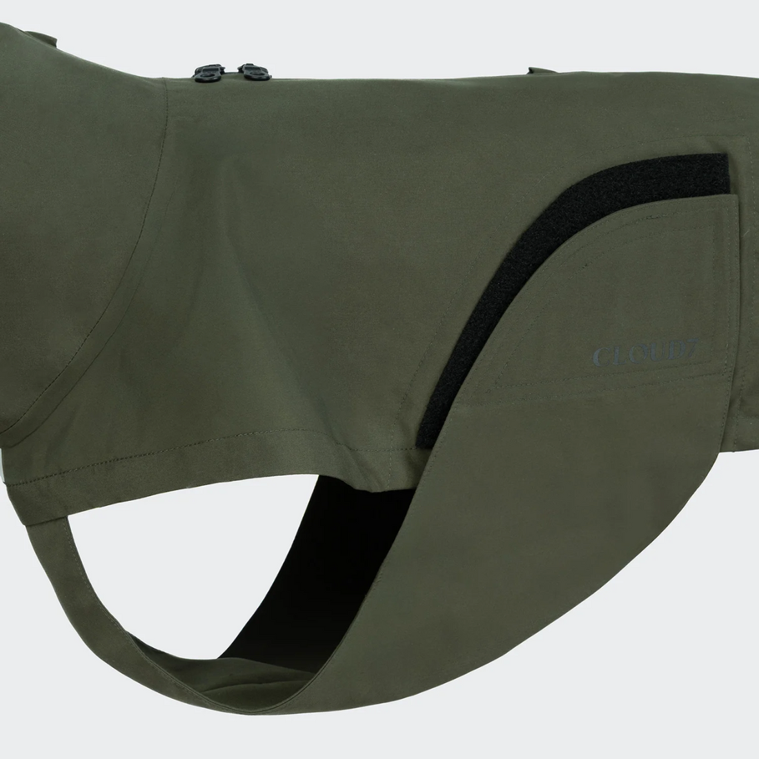 Cloud7 Dublin 2.0 // Wasser- und winddichte Regenjacke (dunkeloliv)