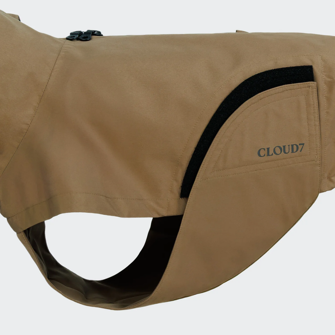 Cloud7 Dublin 2.0 // Wasser- und winddichte Regenjacke (Sandbraun)